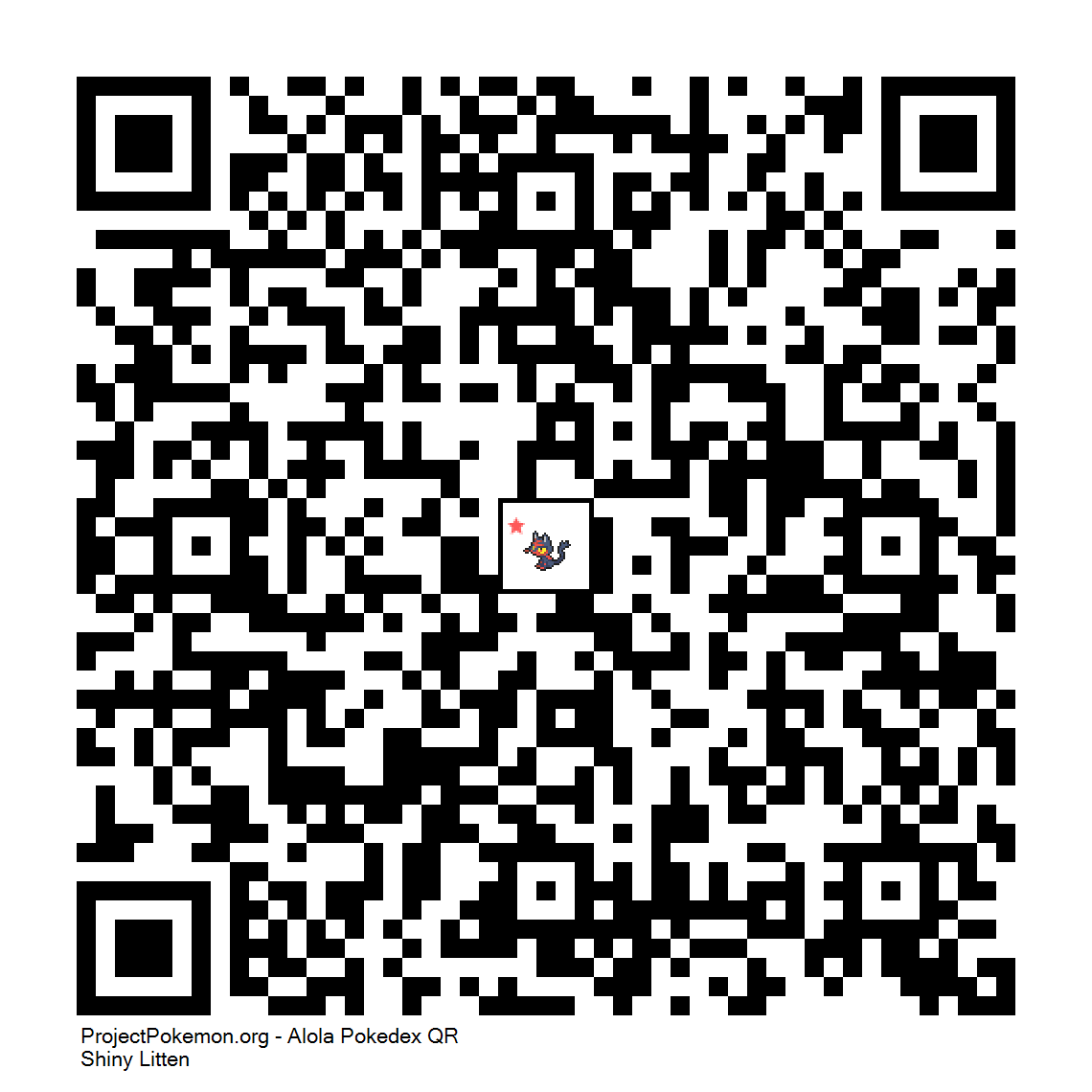 Cdigo QR de Litten variocolor